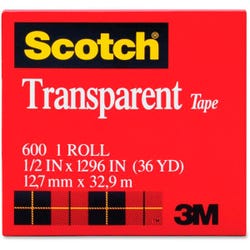 Clear Tape and Transparent Tape, Item Number 040533