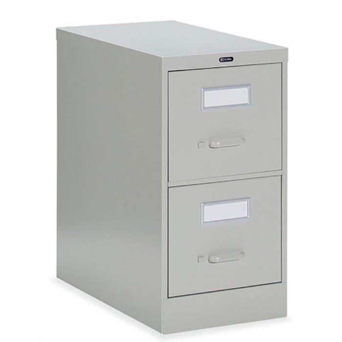 Global 2600 Series 26-1/2 in Deep Letter Size Vertical File Cabinet with Lock