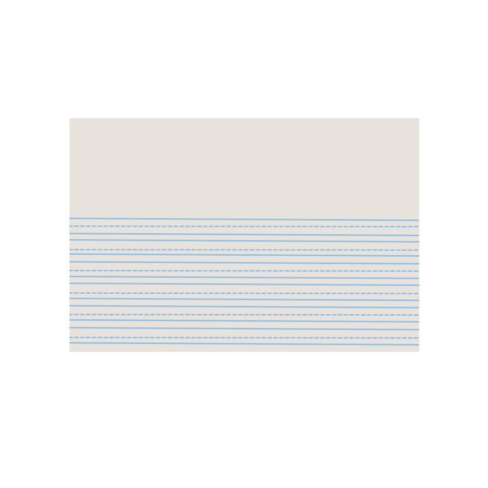School Smart Picture Story Paper, 3/4 Inch Rule, 3/8 Inch Skip, 18 x 12 Inches, 500 Sheets 085232
