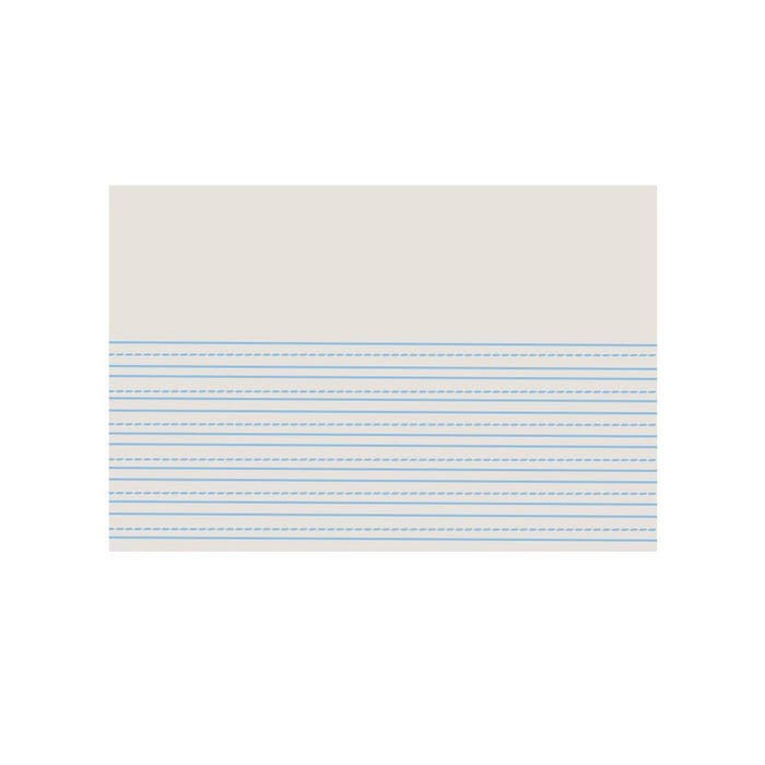 School Smart Picture Story Paper, 3/4 Inch Rule, 3/8 Inch Skip, 18 x 12 Inches, 500 Sheets