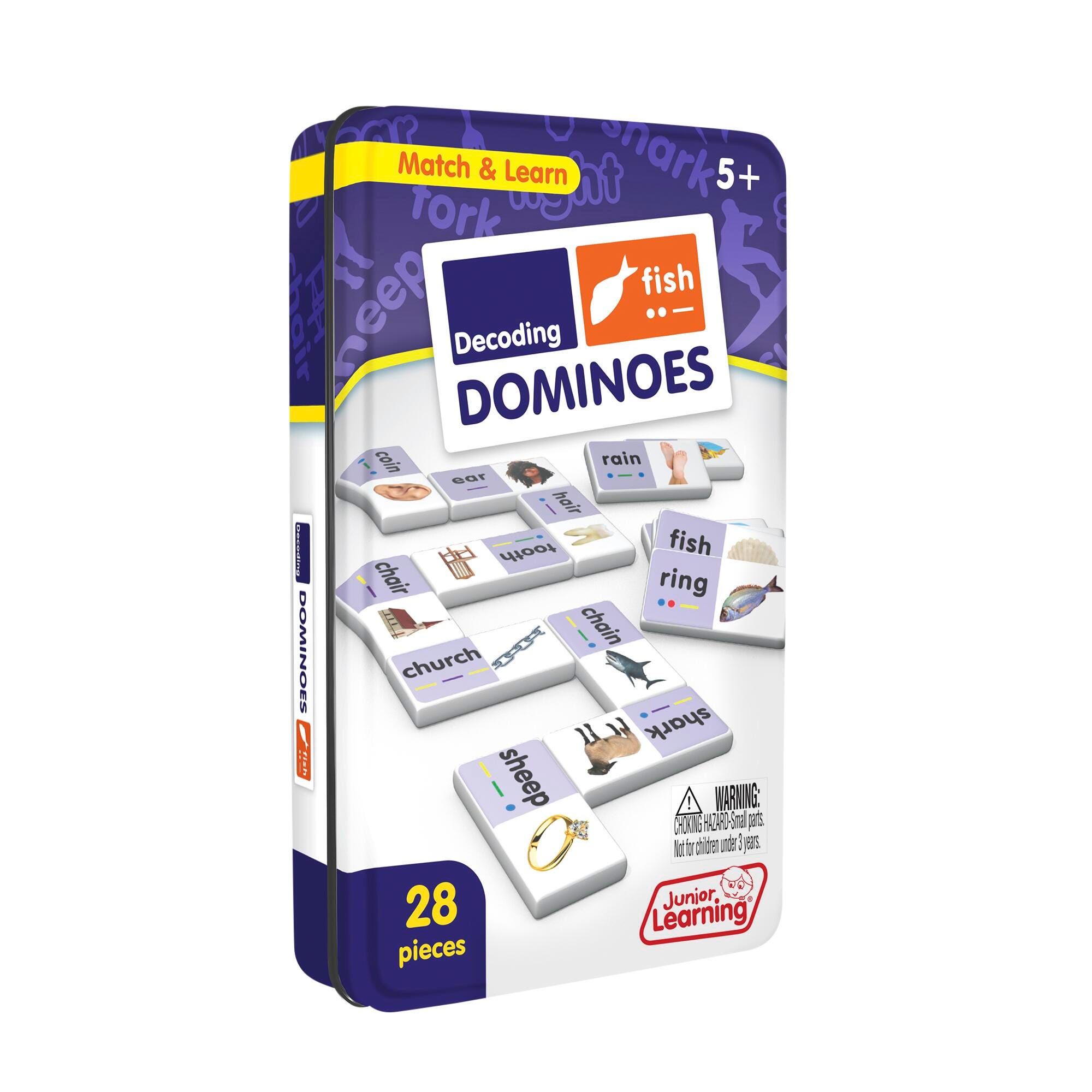 Junior Learning Dominoes Decoding, Grades K to 1, Item Number 2099066