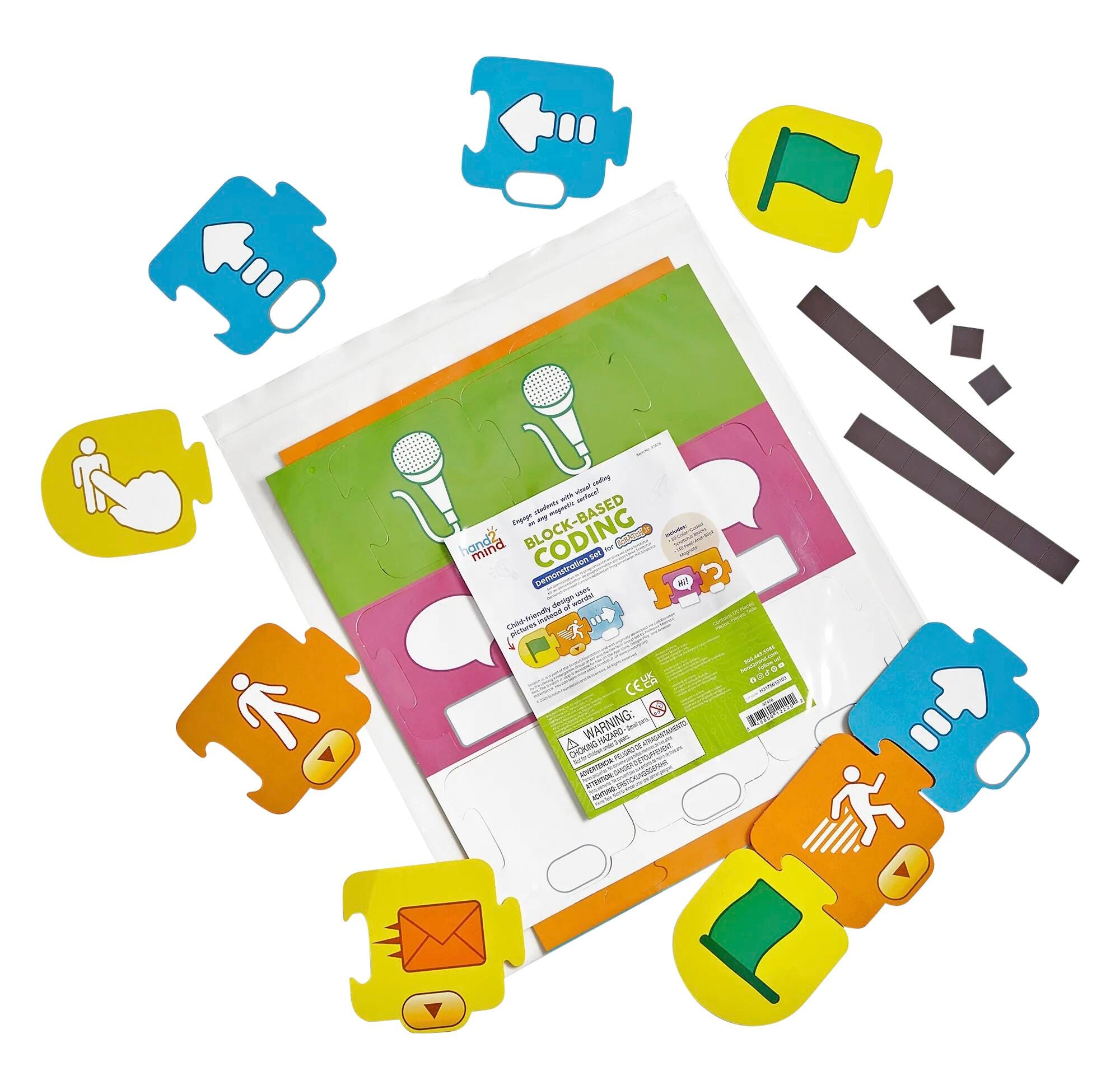 Hand2Mind Block-Based Coding Demonstration Set for ScratchJr 2213068