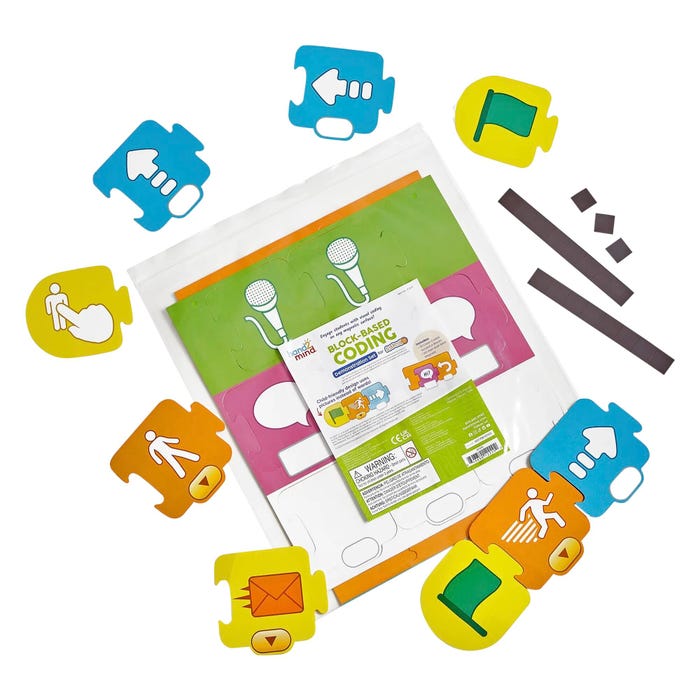 Hand2Mind Block-Based Coding Demonstration Set for ScratchJr, Grades K to 2