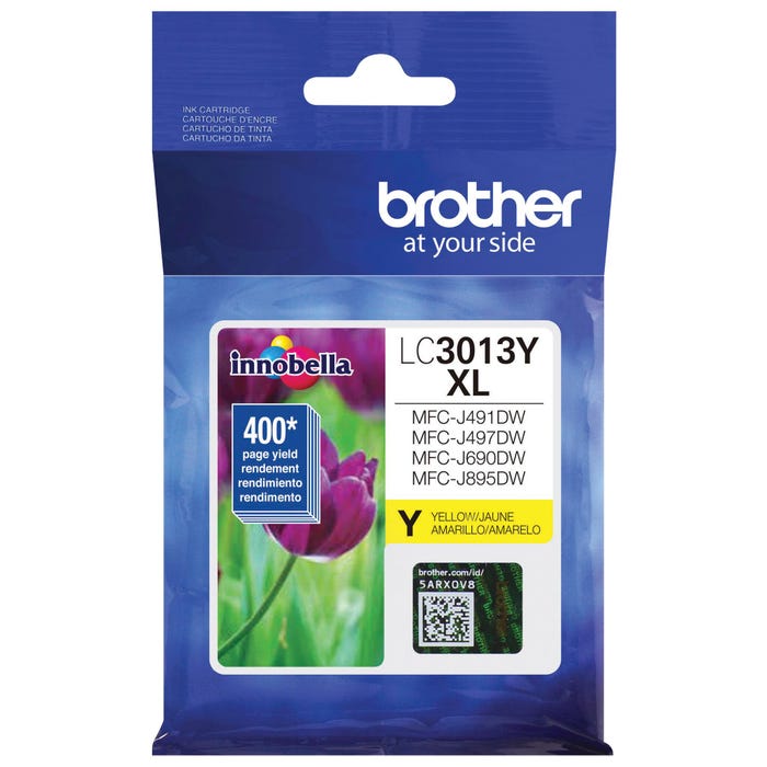 Brother LC3013Y Ink Toner Cartridge, Yellow
