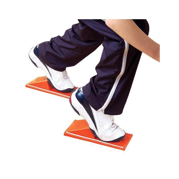 Image for Poly Starting Blocks, 10 x 4-1/2 Inches, Orange, Set of 2 from School Specialty