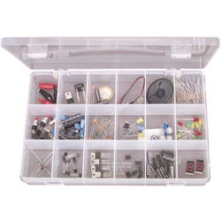 Frey Scientific Basic Electronics Parts Kit, Over 200 Parts, Item Number 574054