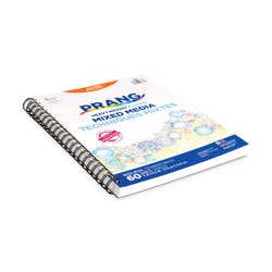 Prang® Mixed Media Journal, 60 Sheets, 11 x 8-1/2 Inch, White