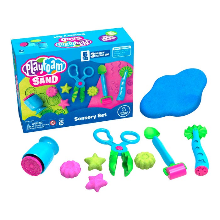 Educational Insights Playfoam Sand Sensory Set, 8 Pieces