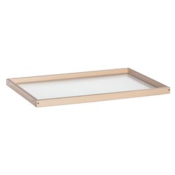 Childcraft Outdoor Oak Poly Large Shelf for Sand and Water Table, 38-3/4 x 24-1/4 x 2 Inches 2161368