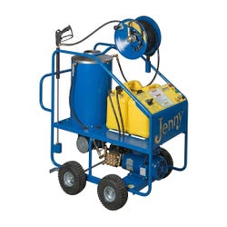 Jenny Burner Oil Fired Hot Pressure Washer, 5 HP, 2000 psi, 4.5 gpm Flow, Stainless Steel