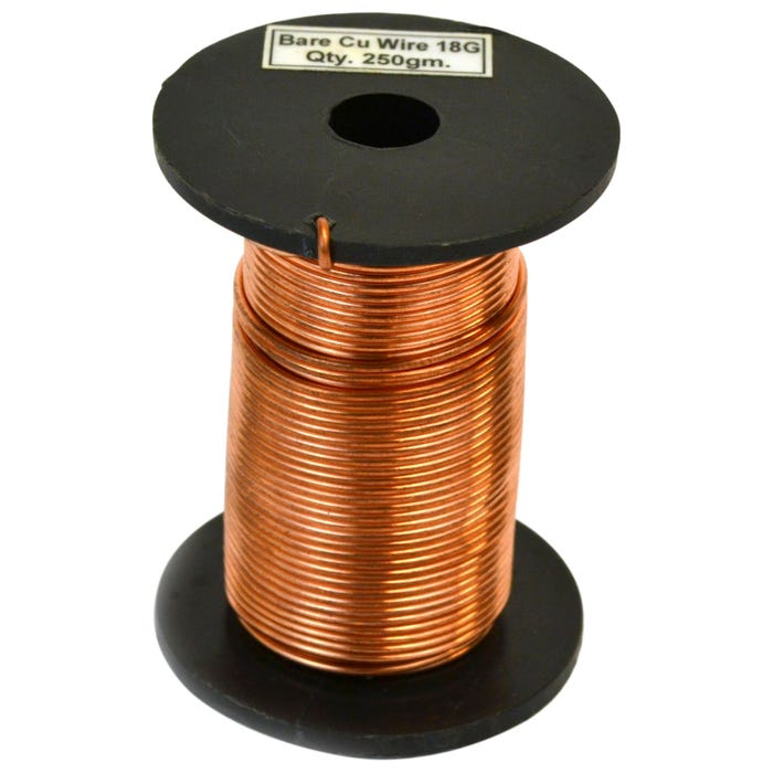 Eisco Labs Bare Copper Wire, 80 Feet