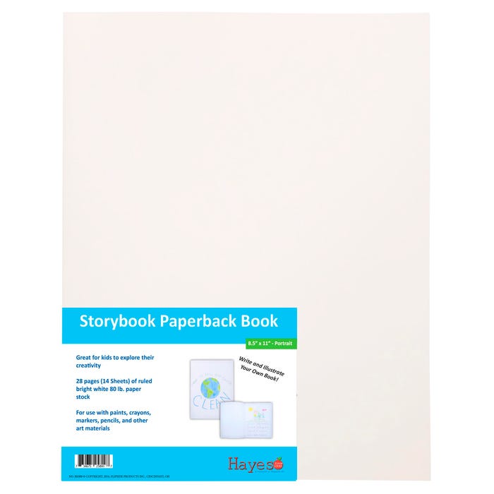 Hayes Soft Cover Journal, Lined, 8-1/2 x 11 Inches, Pack of 24