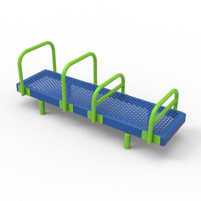 ActionFit Traditional Series Bench Dip Station and Instruction Sign