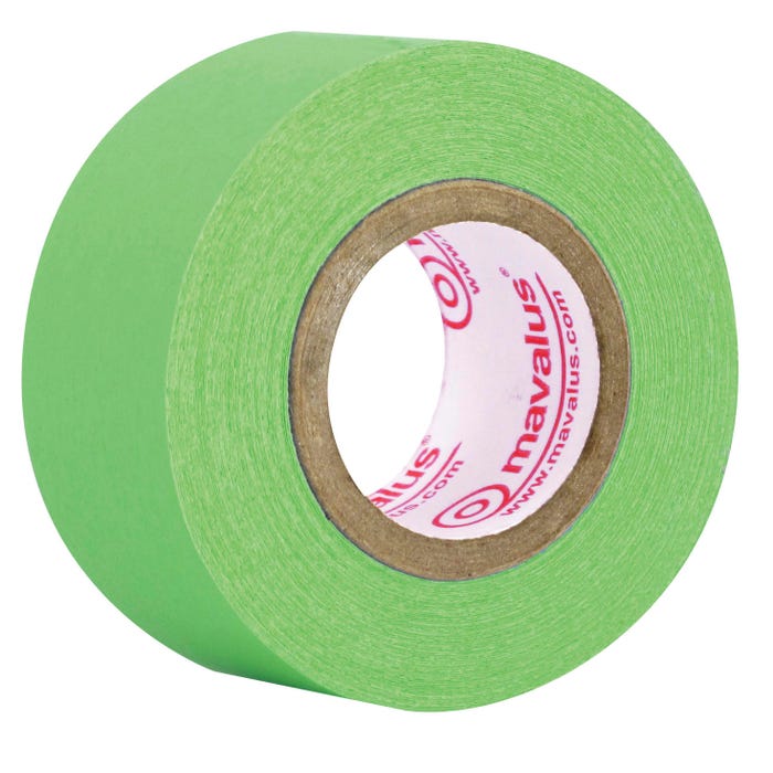 Mavalus Removable Poster Tape with 1 Inch Core, 1 x 324 Inches, Green