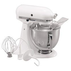 KitchenAid 5 Quart Artisan Mixer, White