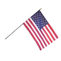 Image for Annin United States Classroom Flags, Rayon, 12 x 18 Inches, Pack of 12 from School Specialty