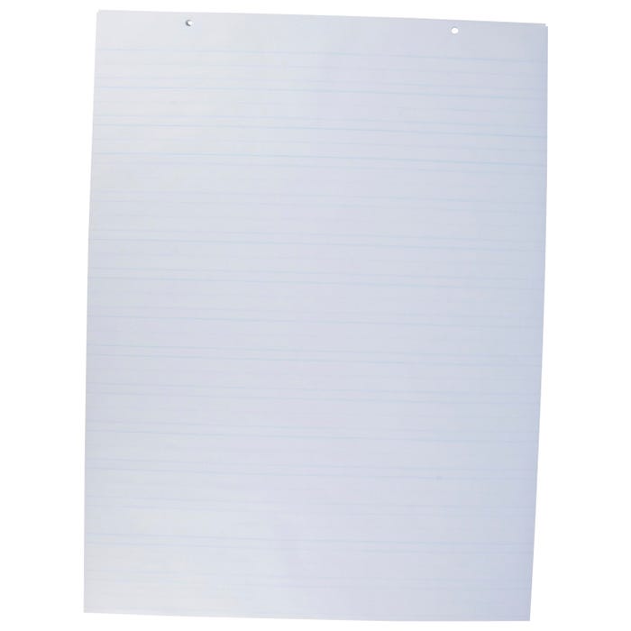 2-Hole Chart Paper, 16 lbs, 24 x 32 Inches, White, Pack of 100