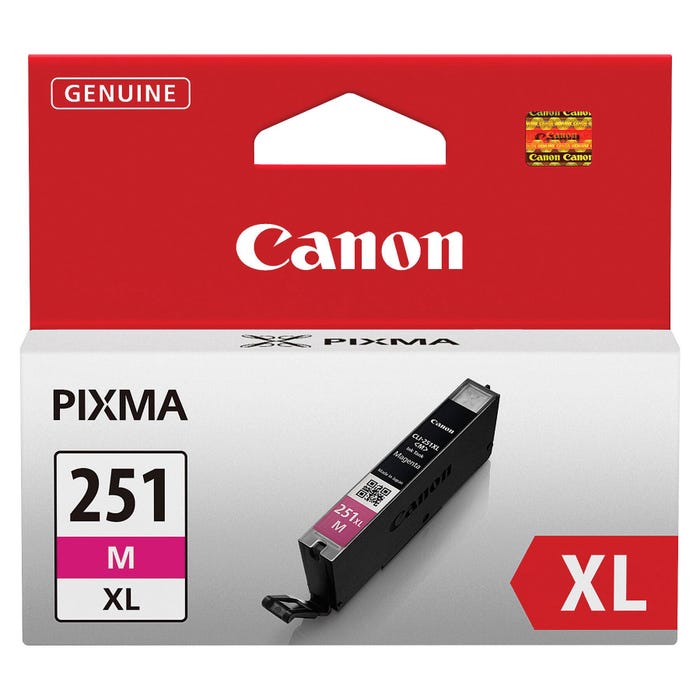 Canon Ink Toner Cartridge, CLI251XLM, Magenta