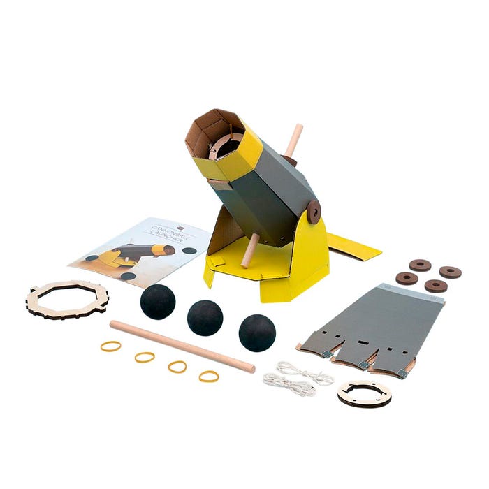 KiwiCo Cannonball Launcher Kit, 18 Pieces