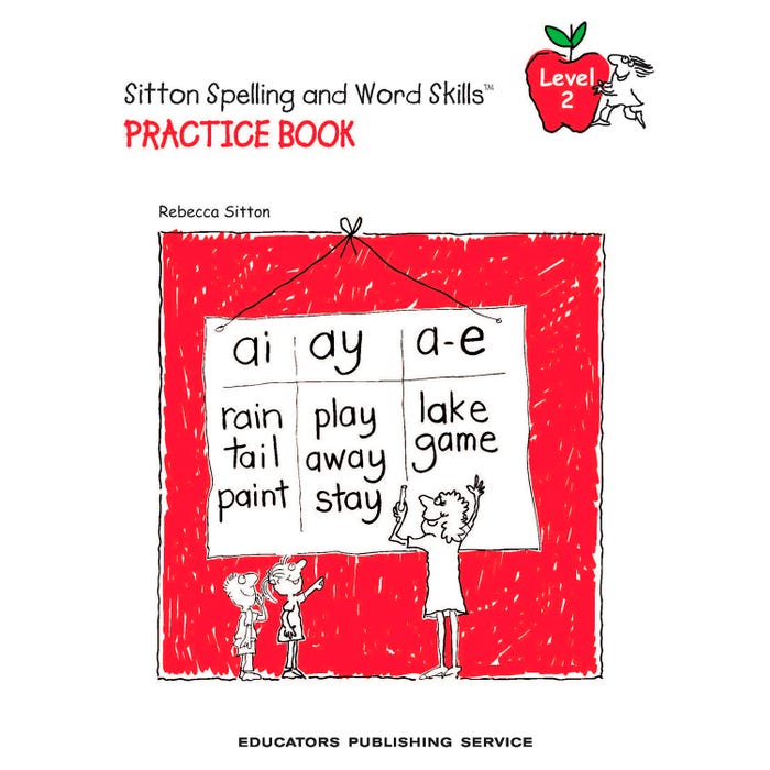 Sitton Spelling Student Practice Books, Grade 2, Set of 5