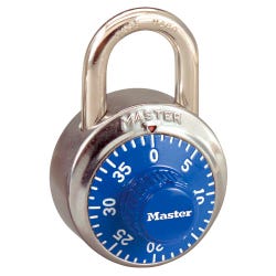 Master Lock Key Controlled Combination Padlock 1525, Assorted Dial Colors
