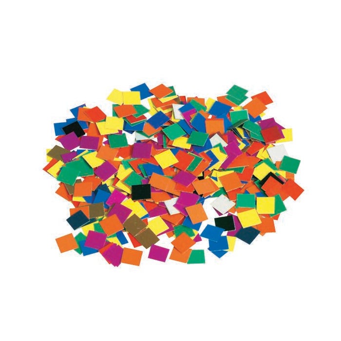 School Smart Paper Mosaic Squares, 3/8 Inches, Assorted Colors, Pack of 10000