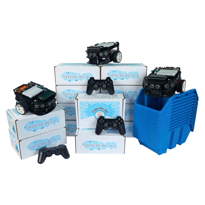 Code Rev Kids Inc Creator Bots Mini-Bot, Classroom Set of 16