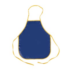 School Smart Vinyl Primary Art Apron, 18 x 15 Inches, Blue and Yellow