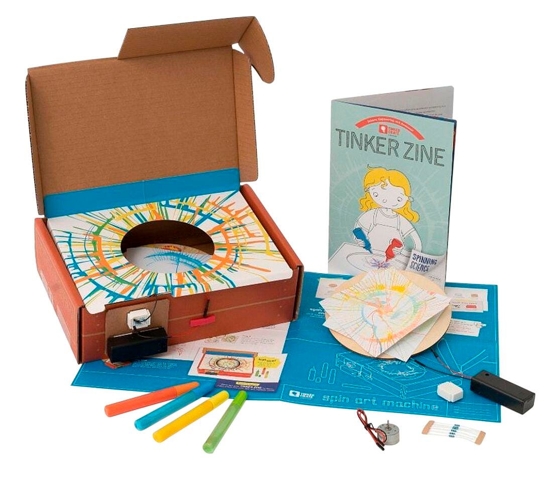 KiwiCo Spin Art Machine Kit 2214102