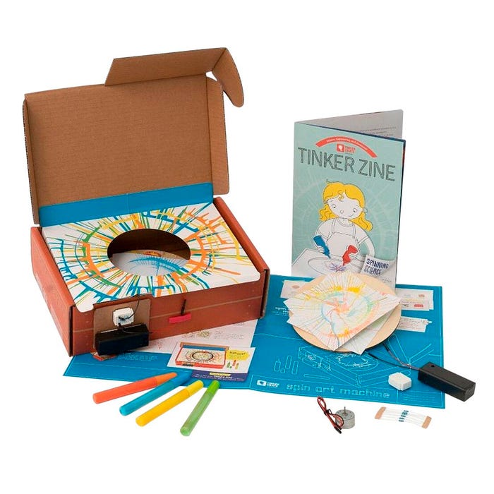 KiwiCo Spin Art Machine Building Kit