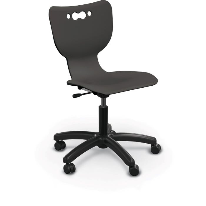 MooreCo Hierarchy 5-Star Chair with Casters, 16-1/2 to 21-1/2 Inch Adjustable Seat Height
