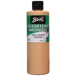Sax Versatemp Washable Heavy-Bodied Tempera Paint, 1 Pint, Peach 1592664
