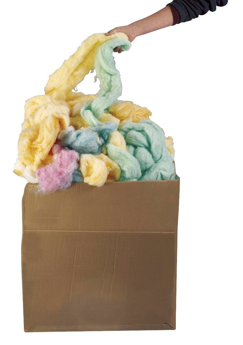 Image for Economy Multicolored Stuffing - 20-lb. Box from School Specialty