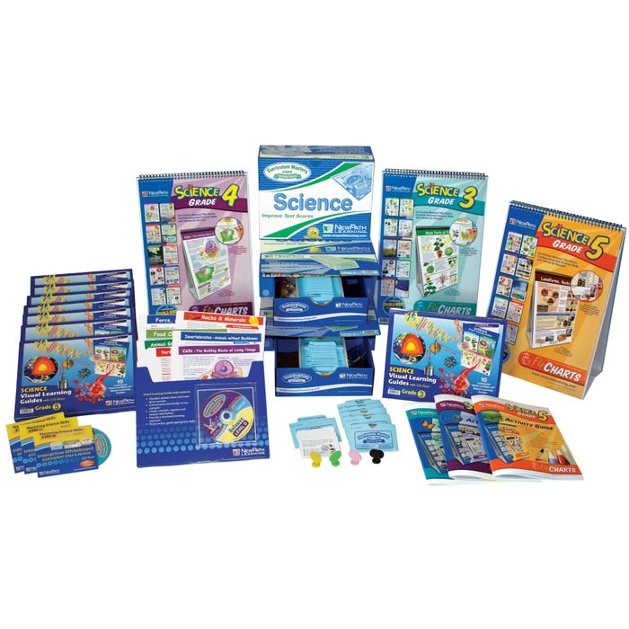 NewPath Learning Curriculum Learning Modules Science Kit, 36 Student, Grade 3 to 5