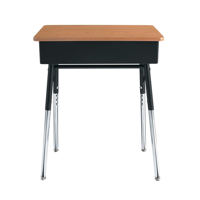 Classroom Select Traditional Open Front Desk, Adjustable Height