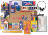 SchoolKidz kit with school supplies