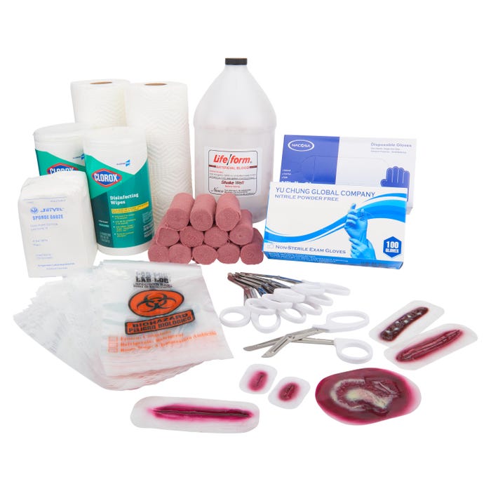 Nasco First Aid & Blood Pathogens Deluxe Kit