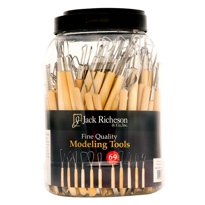 Jack Richeson Double Ended Clay Modeling Tool Set, Assorted Size, Set of 69