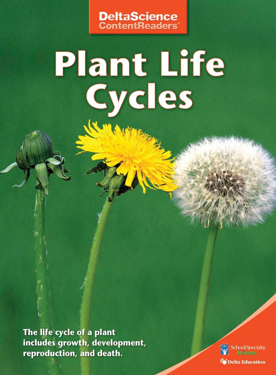 Delta Science Content Readers Plant Life Cycles Red Book, Pack of 8, Item Number 1278099