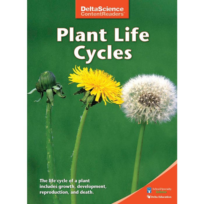 Delta Science Content Readers Plant Life Cycles Red Book, Pack of 8