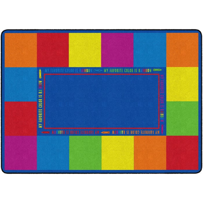 Flagship Carpets My Favorite Colors Carpet, Rectangle