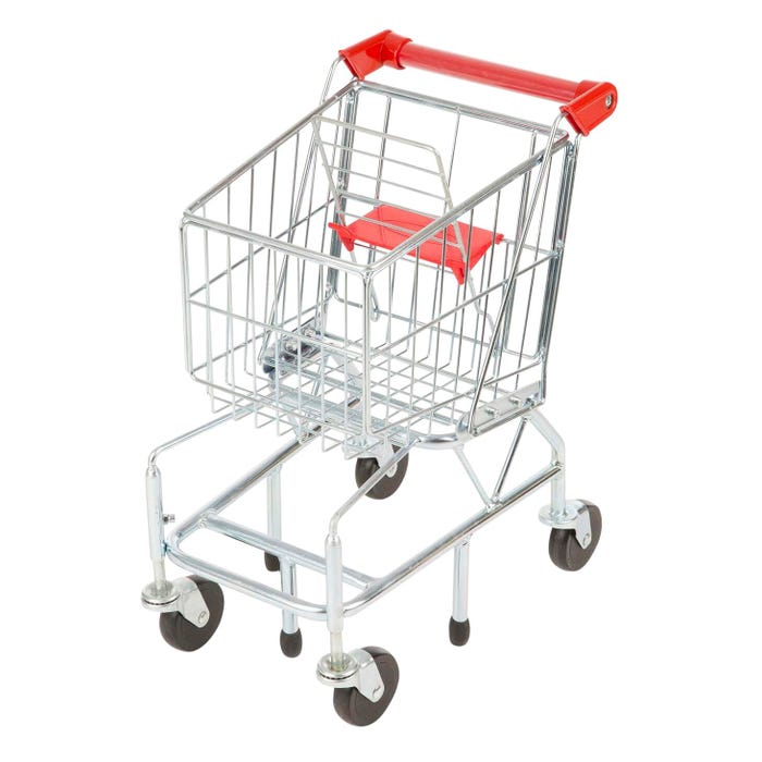 Melissa & Doug Metal Shopping Cart, 11-1/4 x 24 x 15-1/2 Inches