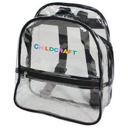 Childcraft Backpack, Clear, Small, Item Number 1594657