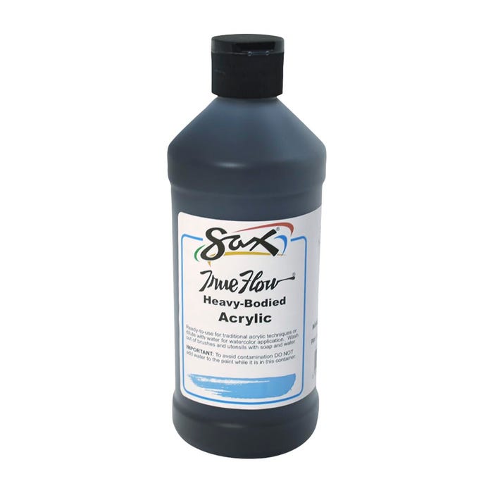 Sax Heavy Body Acrylic Paint, 1 Pint, Mars Black