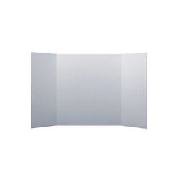 School Smart Presentation Board, 48 x 18 Inches, White, Pack of 10 1464946