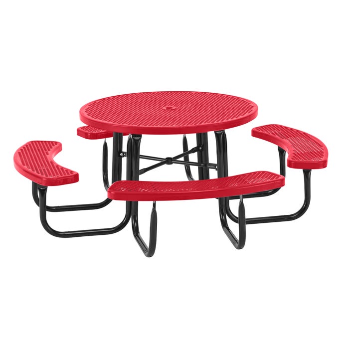 UltraSite Portable Thermoplastic Picnic Table with Benches