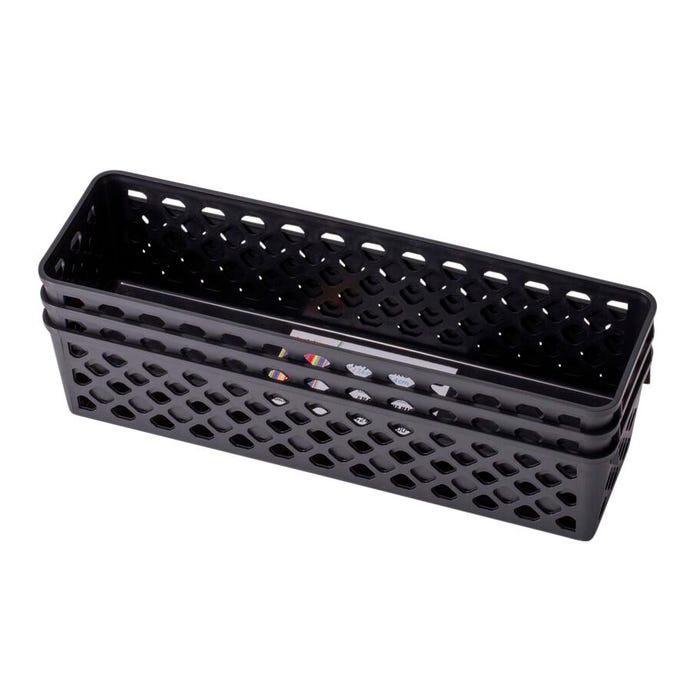 Officemate Achieva Supply Basket, Plastic, Pack of 3