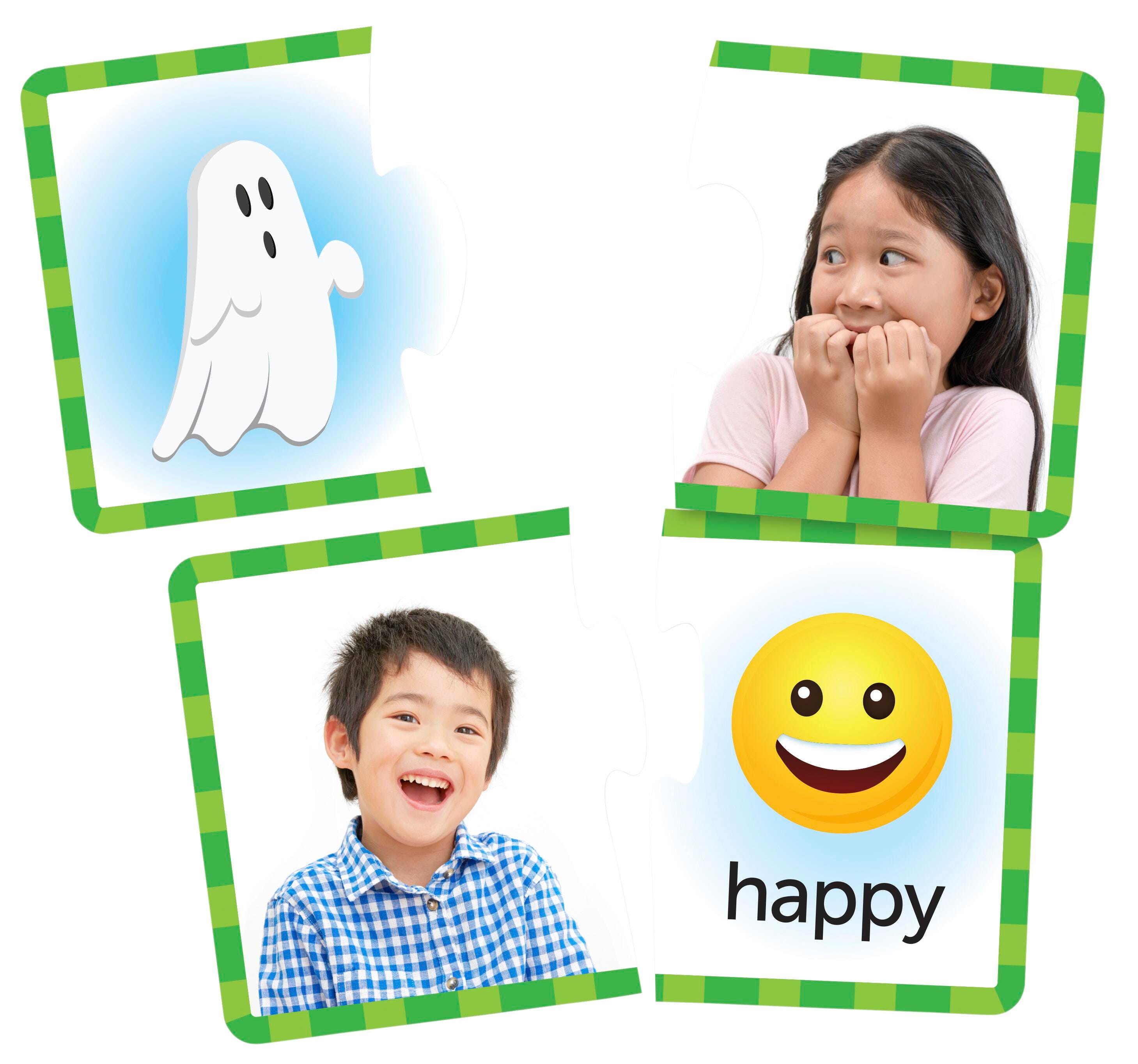Learning Resources Feelings and Emotions Puzzle Cards, 48 Pieces 2123973