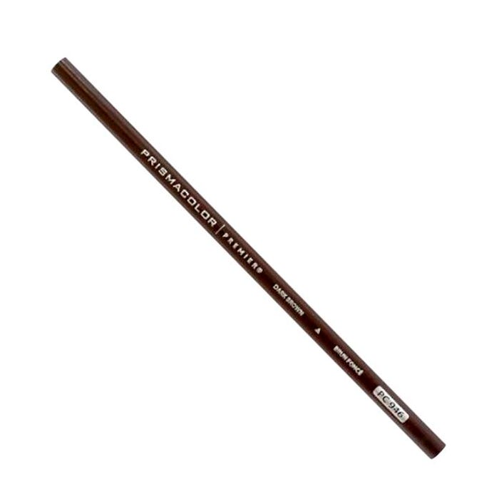 Prismacolor Premier Soft Core Colored Pencil, Dark Brown 946, Each