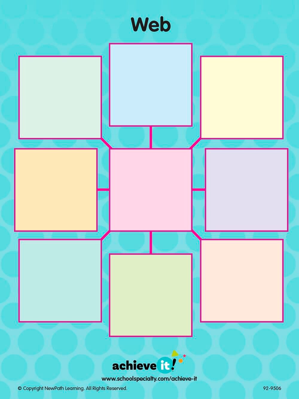 Achieve It! Web Of Details Graphic Organizers, Set Of 10 2129846